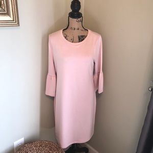 A.N.A Pink Quartz pullover Bell sleeve dress